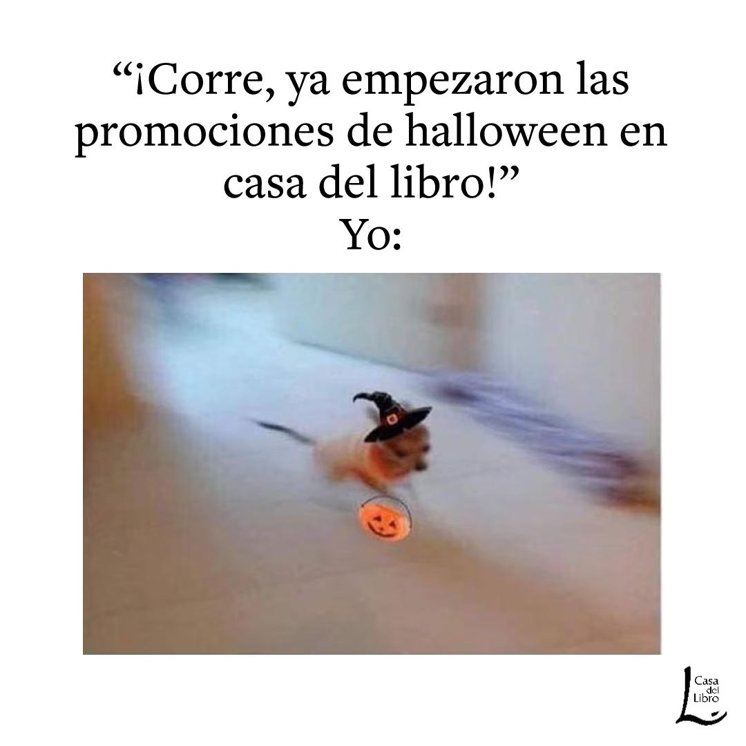 casalibrolatam's tweet photo. #humorlector
👻Corre, ahí en: https://t.co/OhrRNIFoV6 ¡hay promociones aterradoras!🎃 https://t.co/FCBDMA9l53