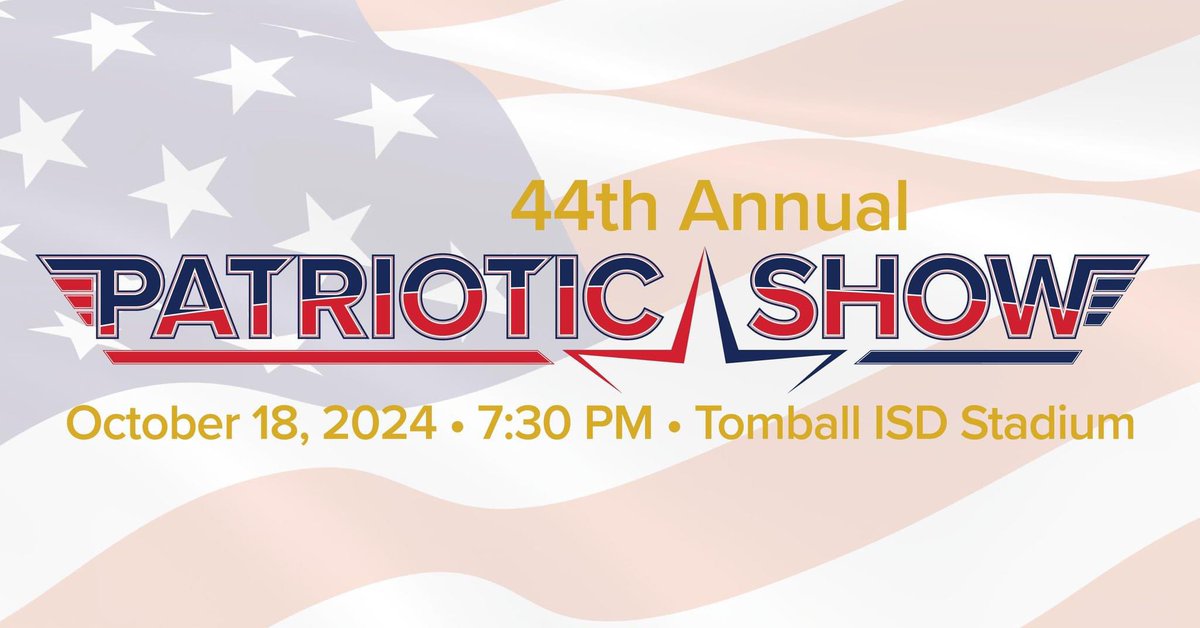 Tomball ISD (@tomballisd) on Twitter photo The 44th Annual Patriotic Show is officially SOLD OUT!
Thanks to the Tomball community for selling out <a href="/TomballISD/">Tomball ISD</a> Stadium for Friday's game in just a matter of 28 hours.
We look forward to seeing a great showdown between our Cougars and Wildcats!
Info: tomballisd.net/community/patr… The 44th Annual Patriotic Show is officially SOLD OUT!
Thanks to the Tomball community for selling out <a href="/TomballISD/">Tomball ISD</a> Stadium for Friday's game in just a matter of 28 hours.
We look forward to seeing a great showdown between our Cougars and Wildcats!
Info: tomballisd.net/community/patr…