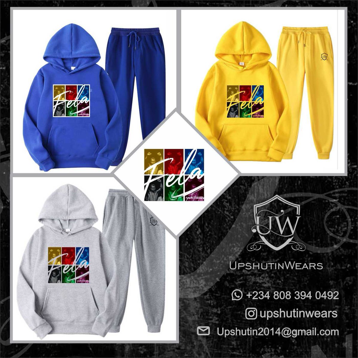 oluwatoby's tweet photo. Upshutinwears Hoodies & Joggers 🌟✨⭐️
Kindly DM @upshutinwears to place an order.
.
.
.
#upshutinwears #black #customizedshirts #custommade #madeofblack #madewithlove #hoodies #sweatshirt #CustomTees #brand #VarsityJackets #2piece #Panda #Africa https://t.co/dBcjn1qGY1