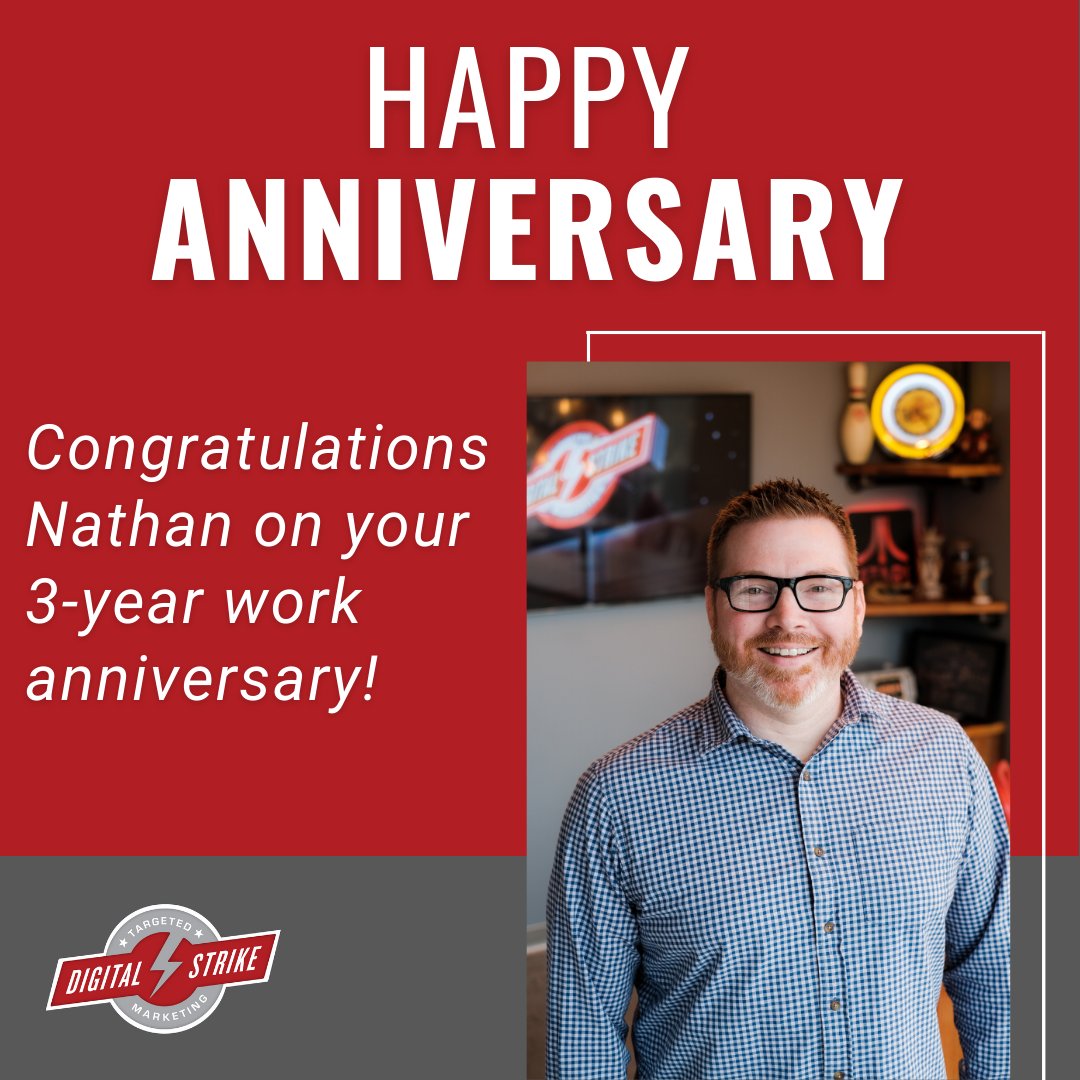 Happy 3rd Anniversary, Mr. President! ⚡

Over the past three years, Digital Strike has grown stronger and more innovative with the help of Nathan's leadership. Here's to many more years of growth and success! 🚀 #DigitalStrikers