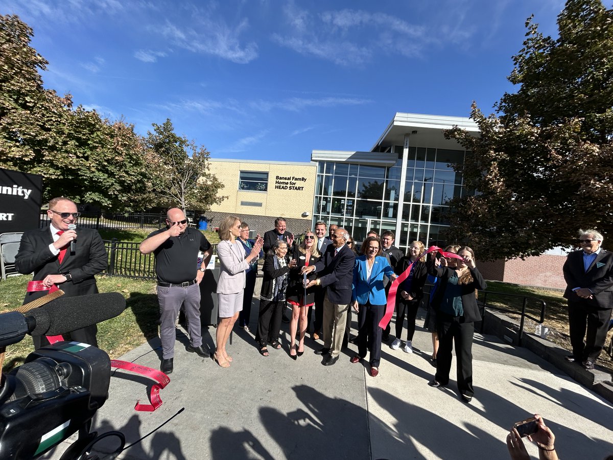 ActionNebraska's tweet photo. A heartfelt thank you to the Bansal Family for their pivotal role in funding the CAPLSC "K Street" Head Start. We also extend our gratitude to U.S. Senator Deb Fischer and Lincoln Mayor, Leirion Gaylor Baird, for their unwavering support! https://t.co/pNobyPphVH