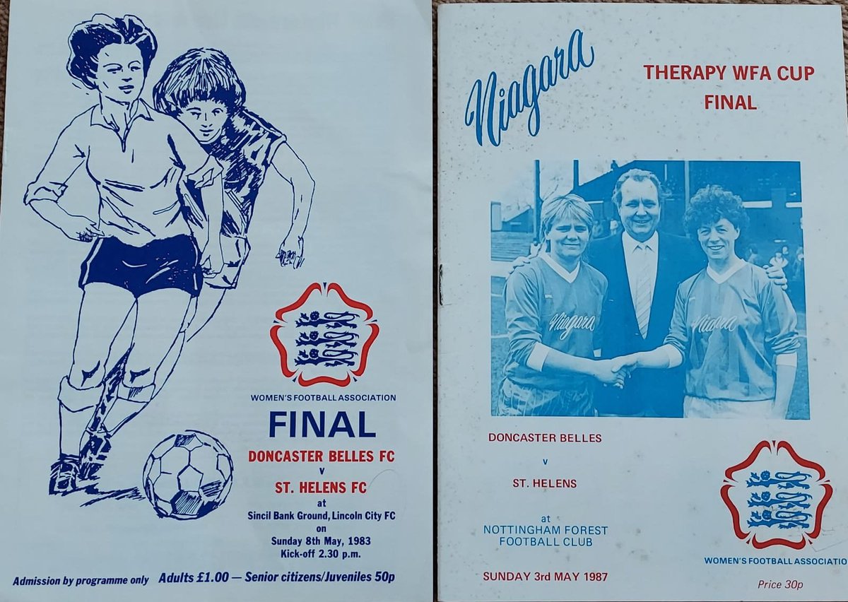 Our very own Judith Hughes starred in both FA Cup Finals in the 80s for St Helens against Doncaster Belles, sadly losing both.

In Judith's own words regarding today's amazing draw for our <a href="/fcsthelenswomen/">FC St Helens Women</a> "November 3rd is pay back time."

<a href="/AdobeWFACup/">Adobe Women's FA Cup</a> First Round Proper 🔥