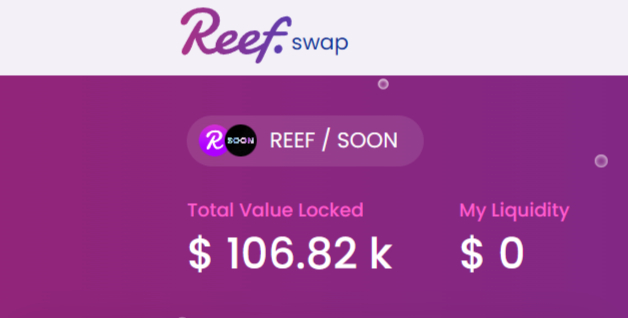 TVL over $100K. Probably nothing...

#SoonCoin #Reef 😎