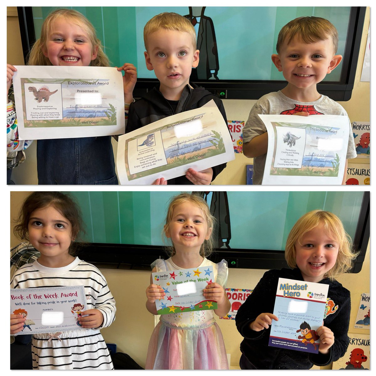 A big well done to last week’s certificate winners! 🤩🤩 <a href="/GarstonCE/">GarstonCE</a>