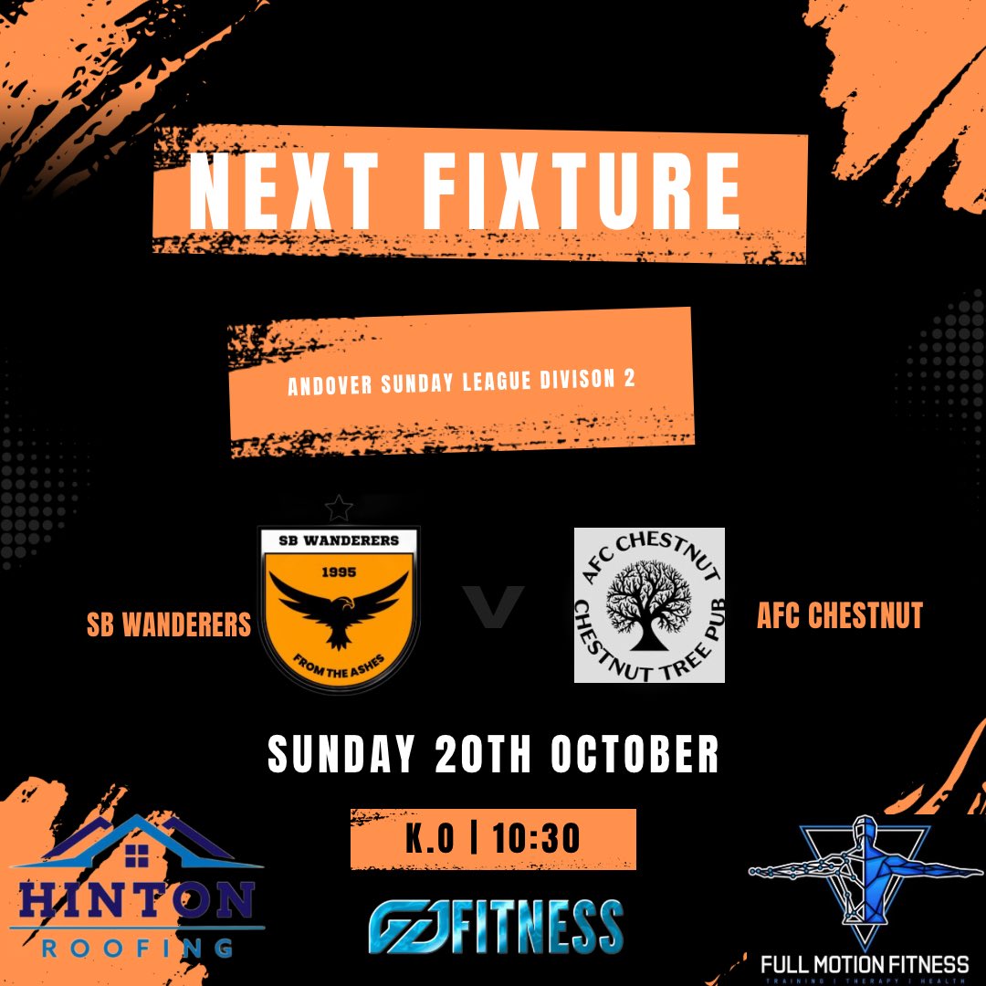 After getting back to winning ways in the Hampshire cup, the boys face a tough test in the league against AFC Chestnut. After losing 5-2 in the first fixture, it’s definitely time for redemption!