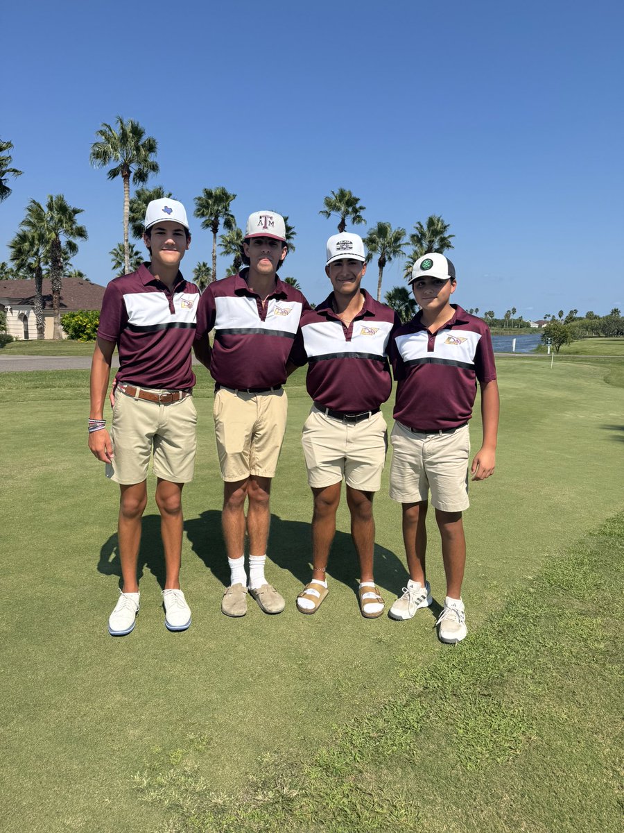 LFHSGOLF1's tweet photo. The Los Fresnos Varsity Golf Team had another great week at the SPI Invitational. The girls team won first place, led by freshman medalist Isabell Ramirez with rounds of 71 and 77. The boys team placed fifth led by Levi Bennett in seventh place. Great job Falcons! https://t.co/itLtthAB3m