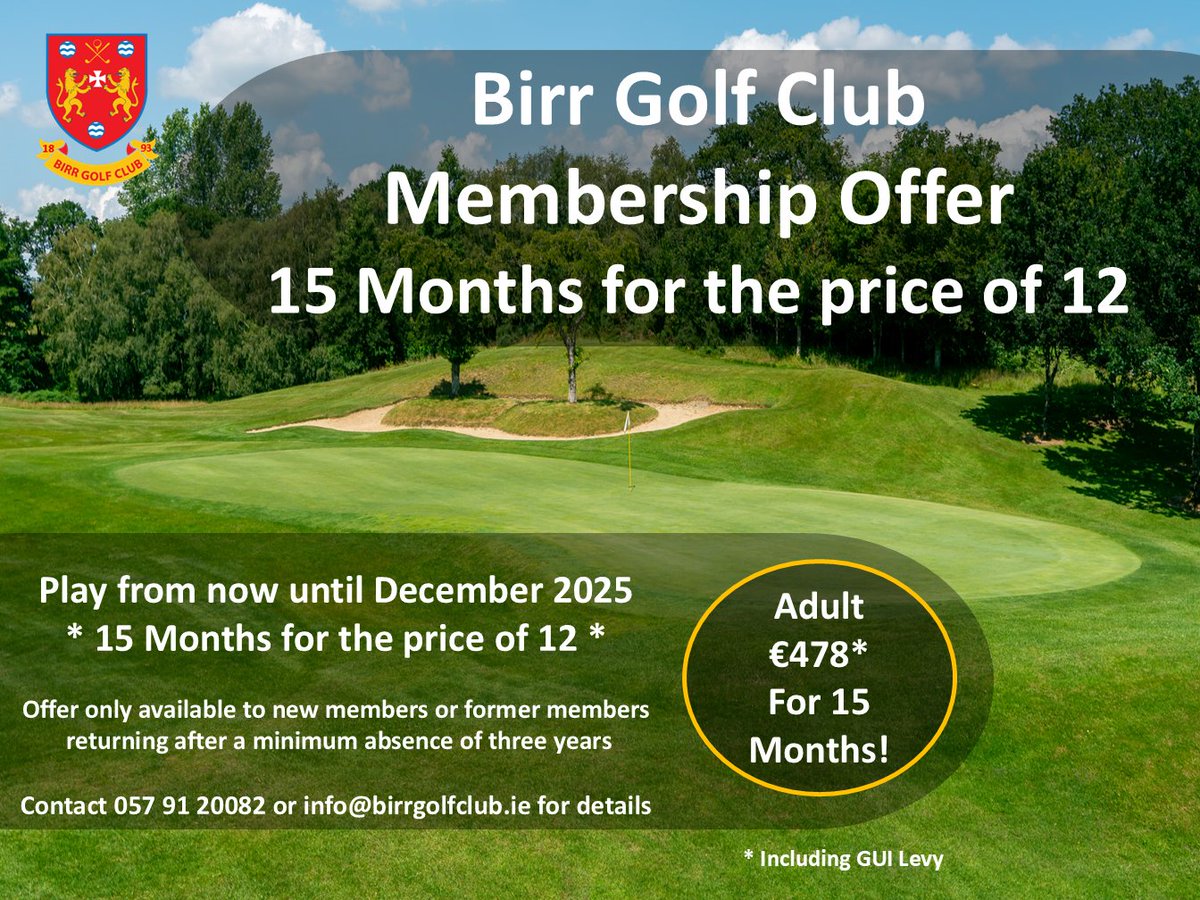 Birr Golf Club (@birrgolfclub) on Twitter photo 