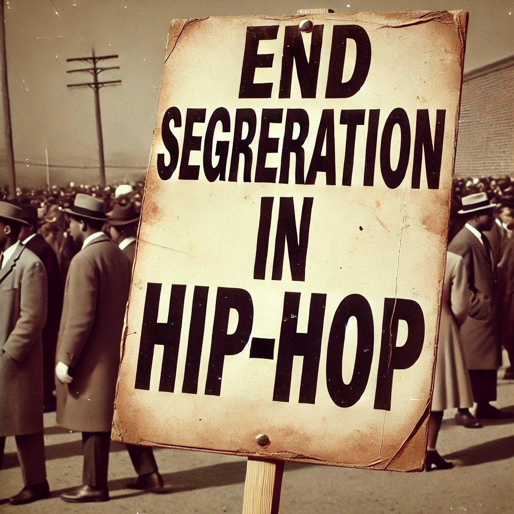SpannDaMan's tweet image. We looking at a divided hip hop space #EndSegregation