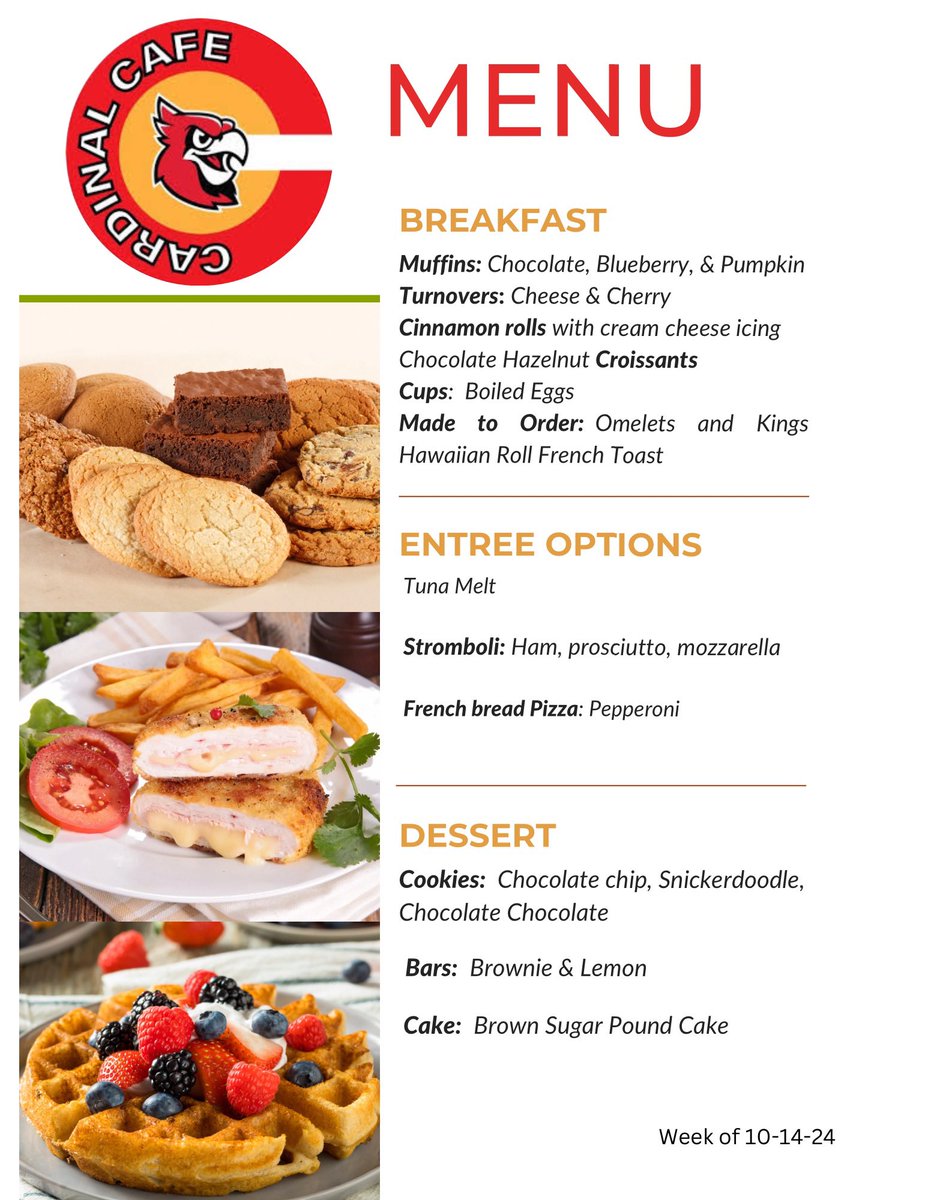 See y’all tomorrow for some delicious options at our <a href="/CardinalCafeKC/">Cardinal Cafe - KCPS</a> <a href="/kcpublicschools/">KCPS</a> <a href="/KCPS_Manual/">ManualCTC</a>. We are open Tuesday &amp; Thursday from 8:30 am - 1 pm.