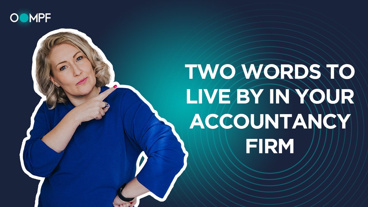 As a CPA, accounting, or bookkeeping practice owner, there are TWO words you need to live by.  Curious to find out what they are? youtube.com/watch?v=kgA6SJ…