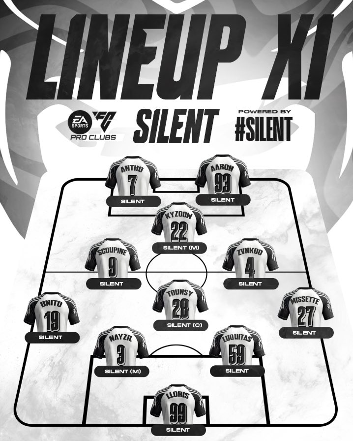 Silent eFoot (@silentvpg) on Twitter photo GAMEDAY TONIGHT
By <a href="/SilentFamilySF/">Silent Family</a>
๐ซ๐ท I <a href="/VPGFrance_/">VPG France</a>
โฑ๏ธ โข 21H20
VS <a href="/Virtus_CP/">Virtus Gaming</a>
โฑ๏ธ โข 21H45
VS <a href="/ThunderAuk/">ThunderAUK</a>
๐บ I twitch.tv/mehditounsy28
๐๏ธ I <a href="/MehdiTounsy28/">Mehdi Tounsy</a>
๐ฅท I #Silent
SILENT LINEUP โ GAMEDAY TONIGHT
By <a href="/SilentFamilySF/">Silent Family</a>
๐ซ๐ท I <a href="/VPGFrance_/">VPG France</a>
โฑ๏ธ โข 21H20
VS <a href="/Virtus_CP/">Virtus Gaming</a>
โฑ๏ธ โข 21H45
VS <a href="/ThunderAuk/">ThunderAUK</a>
๐บ I twitch.tv/mehditounsy28
๐๏ธ I <a href="/MehdiTounsy28/">Mehdi Tounsy</a>
๐ฅท I #Silent
SILENT LINEUP โ