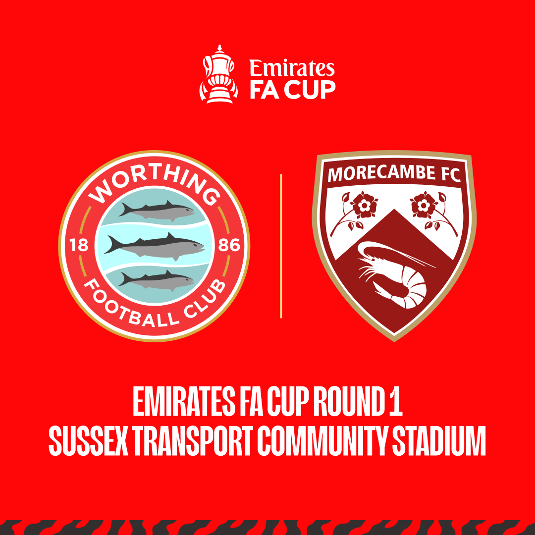 WorthingFC's tweet photo. See you soon, @MorecambeFC 🤝 https://t.co/ssfA3HYXpi