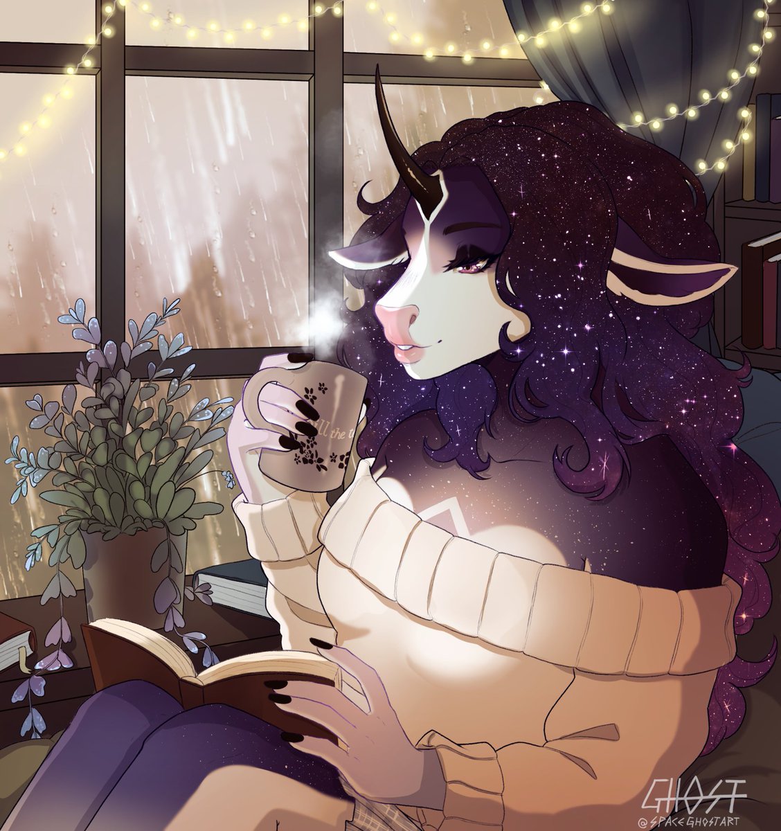 Finished commission for my lovely friend <a href="/AstraMoonfallen/">Astra</a> 🩵
This beauty was a blast to draw!!
#art #ArtCommission #furrycommision