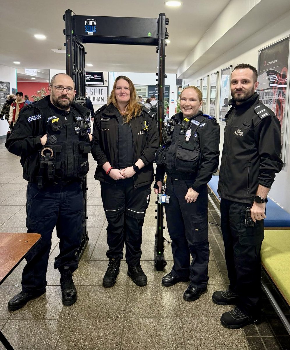 It’s great to see this proactive work from New College Durham and #FramNPT as part of the college’s commitment to provide a safe and secure environment. Officers work closely with the college team and host regular sessions where students can discuss issues here or at home. 👮‍♂️