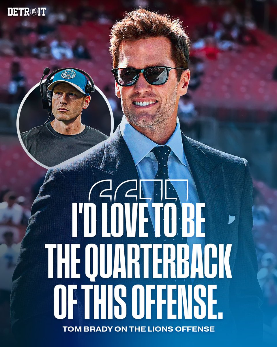 Tom Brady LOVES the Lions offense