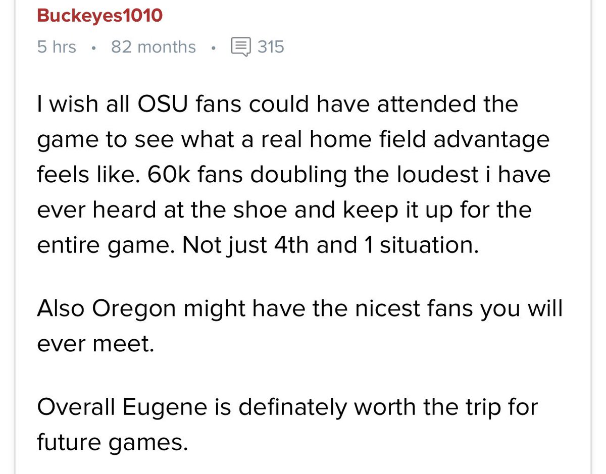 Tsunami_TS's tweet image. 🧵: Ohio State Fans on Autzen