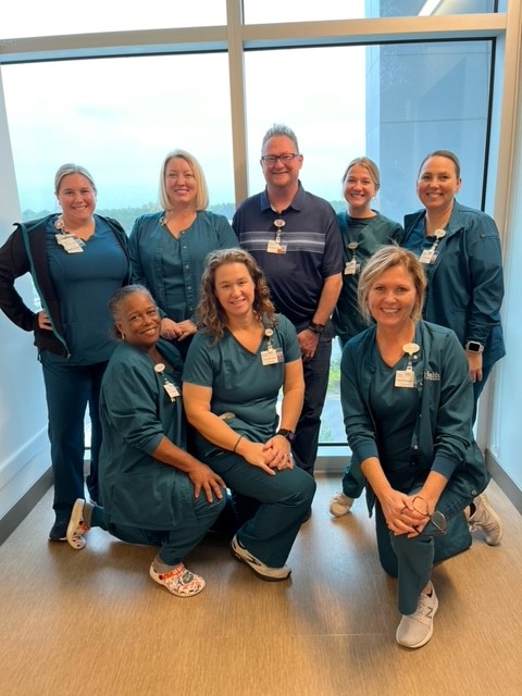 Our <a href="/UFHealthJax/">UF Health Jacksonville</a> North Case Management Team is the embodiment of the #CMWeek2024 theme "Encouraging, Engaging, and Empowering". 
Back-Amanda Beesley, Renee Williams, Willie Sorrell, Carmen Watson, Brandy Jackson
Front-Karen McKinney, Natalie Schwartz, Natalia Piatkowski-Bihorel