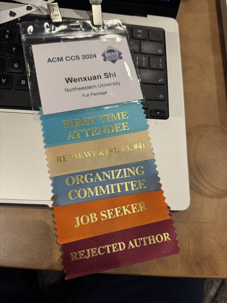 Hello CCS 2024! Attended as a "rejected author." 😃