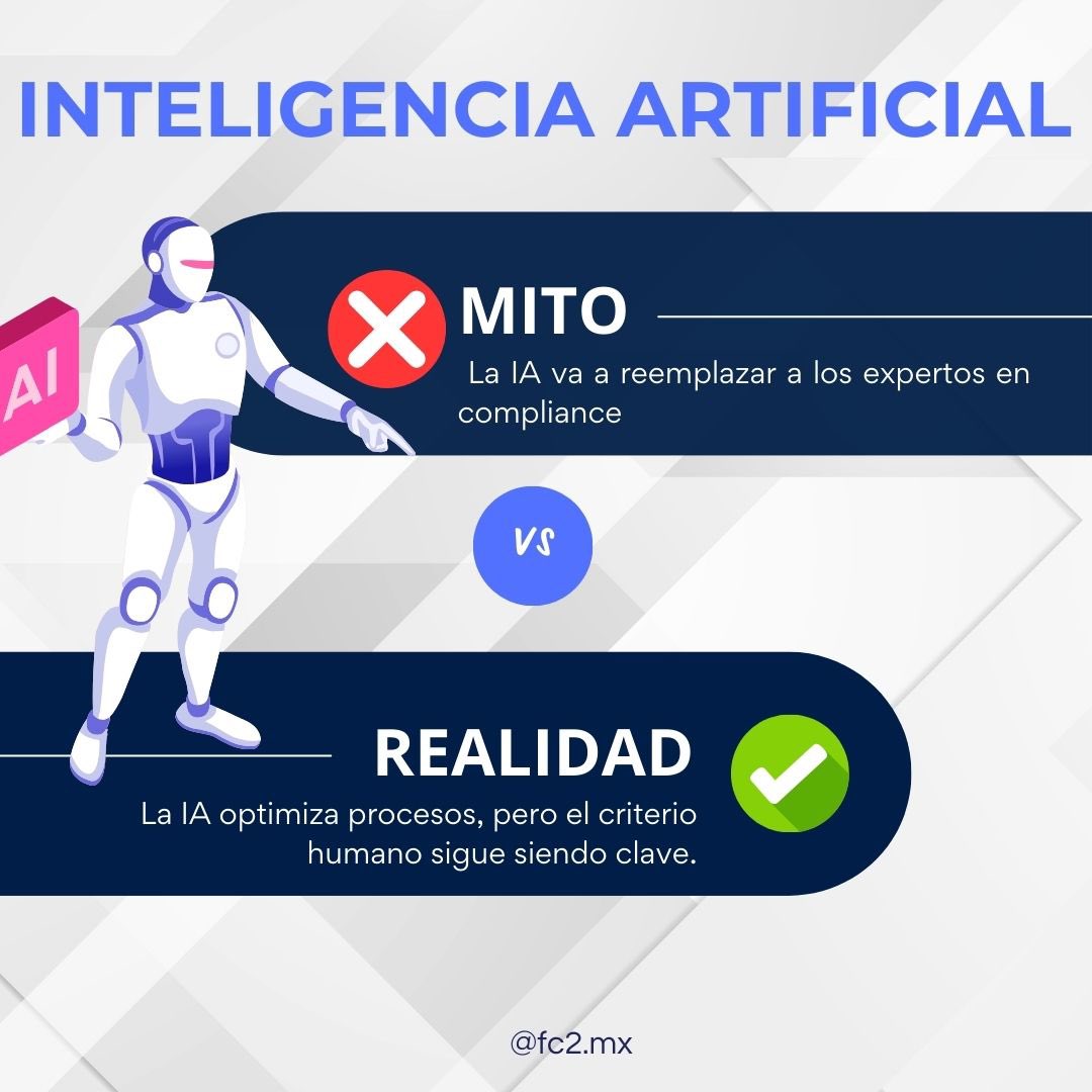 fc2cc's tweet image. 💡 En el mundo del compliance, existen muchas ideas erróneas 🌐, especialmente cuando se trata de criptomonedas, el blockchain y la inteligencia artificial 🤖.

No te dejes engañar por la desinformación ❌. 

#FC2TeInforma #Criptomonedas #Blockchain #IA