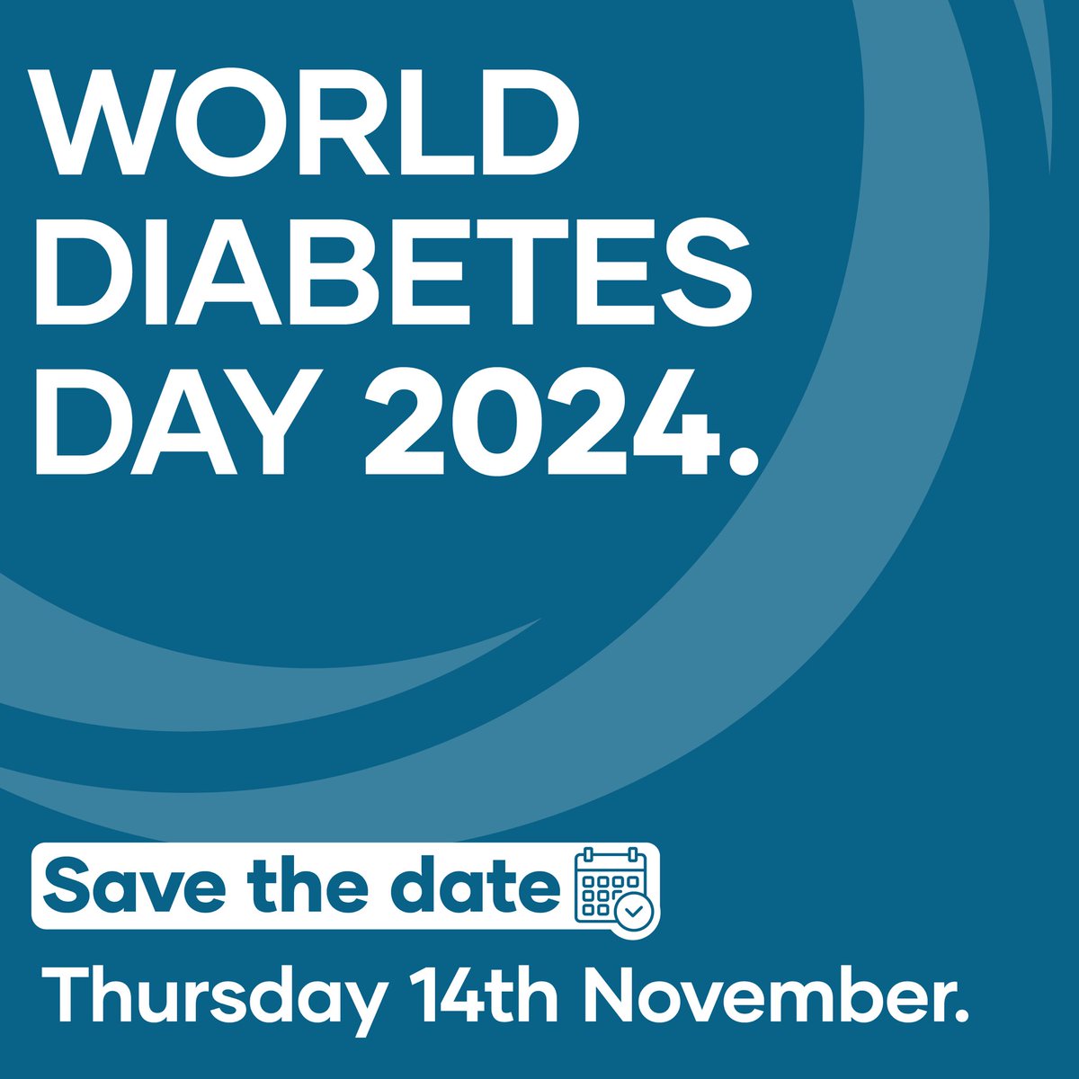 DiabetesIOM's tweet photo. Mark your calendars! 📅 

One month today, Thursday 14th November, we’re celebrating World Diabetes Day 2024.

More details coming later this week…💙🇮🇲👀 https://t.co/p7qVAXjoWM