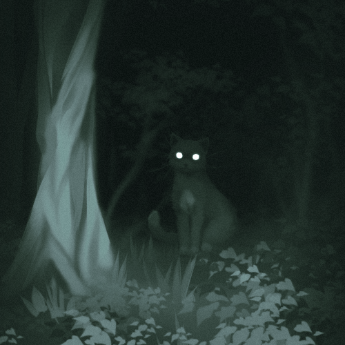 'forest cat'

quick speedpaint thing for a cattober drawing prompt list im doing with some friends