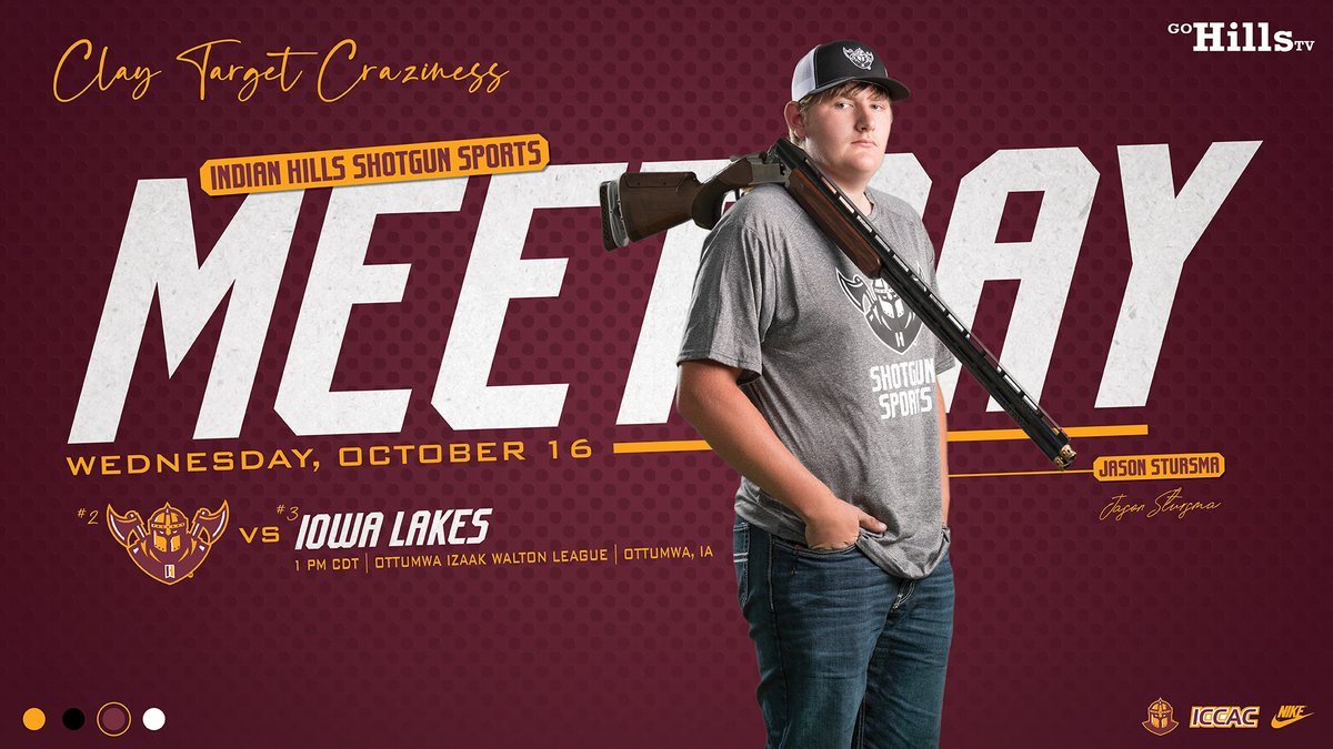 LET’S GO CRAZY! The inaugural <a href="/ICCACSports/">ICCAC Sports</a> “Clay Target Craziness” begins for <a href="/IHCCshoot/">Indian Hills Shotgun Sports</a> today as East Division No. 2-seed IHCC hosts West Division No. 3-seed <a href="/IA_LakesSports/">Iowa Lakes Athletics</a>. Action from the Izaak Walton League begins at 1 p.m. with the winner to advance to Friday’s semis.