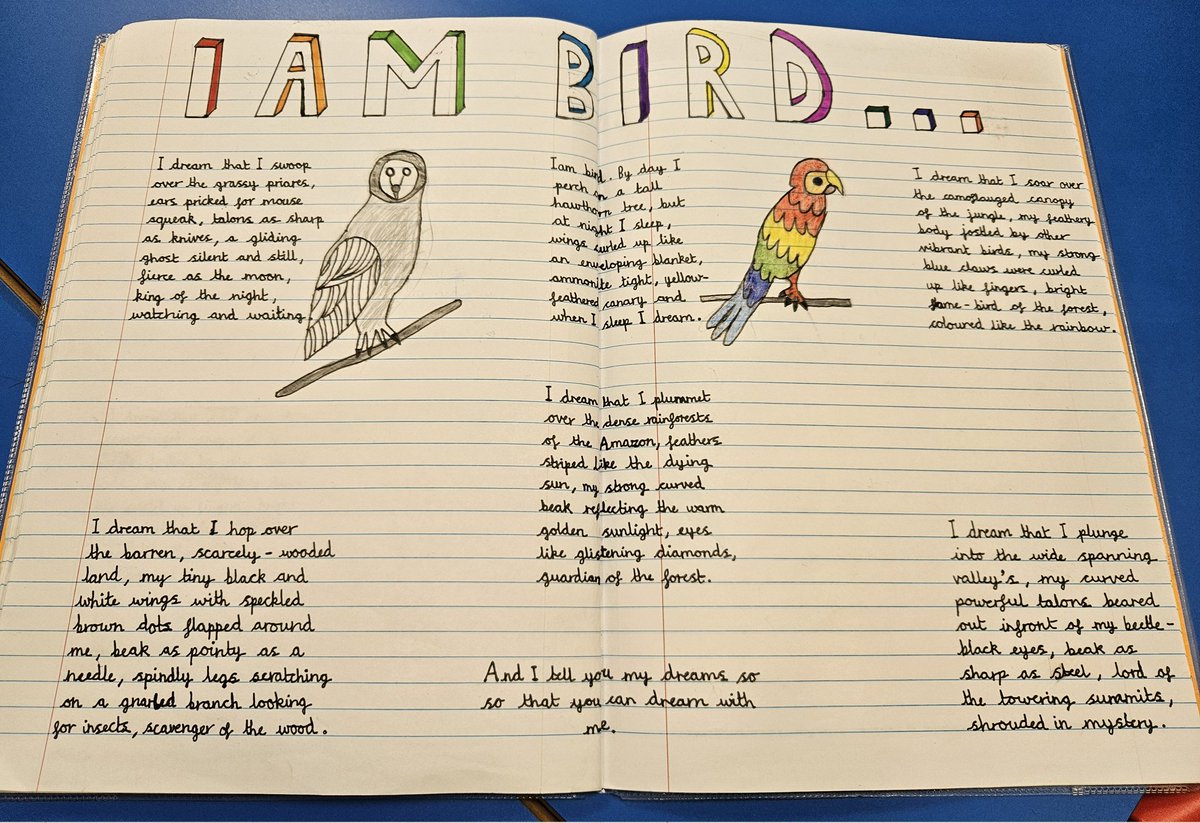 Had a great day <a href="/MeavySchool/">Meavy Primary School</a> today, working with their English Lead. These poems based on, I Am Cat by Jackie Morris, look great! Thanks for a fab day 🥰 <a href="/stchris_trust/">St Christopher’s Trust</a> @DevonEdEnglish