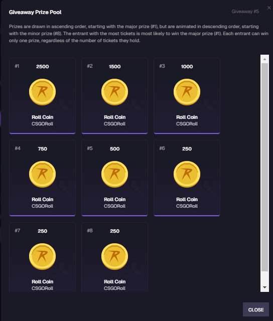 Jackpot is live on GrimRewards. I heard your feedback about the leaderboard, so we launched the jackpot to give everyone a chance to win big prizes, regardless of how much you wager.

Good luck it ends in 5 days 🍀