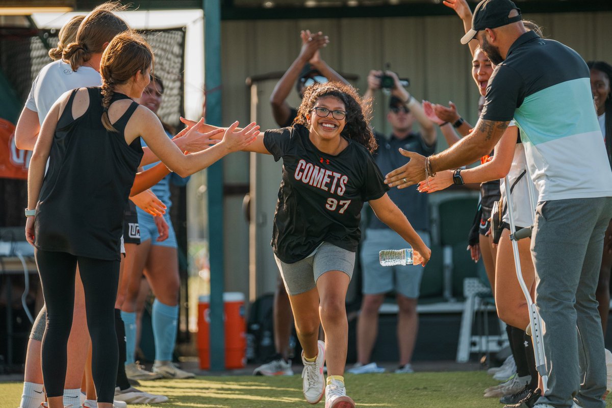 We're thrilled to have Emma as a part of the UTD family! Emma is a member of Team IMPACT. This amazing program connects children facing serious illnesses and disabilities with college sports teams, bringing joy and inspiration to everyone involved. Welcome to the team, Emma!