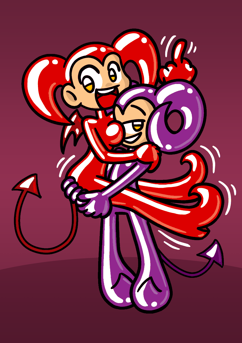 Alenonimo's tweet photo. Lilim &amp; Imp #art #oc https://t.co/SptxaObhf8