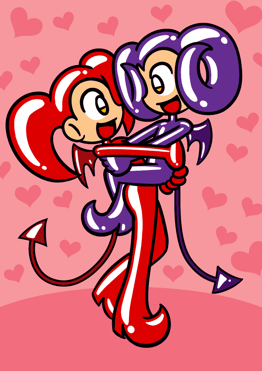Alenonimo's tweet photo. Lilim &amp; Imp #art #oc https://t.co/SptxaObhf8