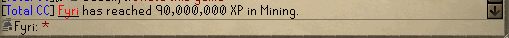 FyriOsrs's tweet photo. 90m Mining ⛏️
Looking forward to hitting 100+ https://t.co/SNtwq53tjy