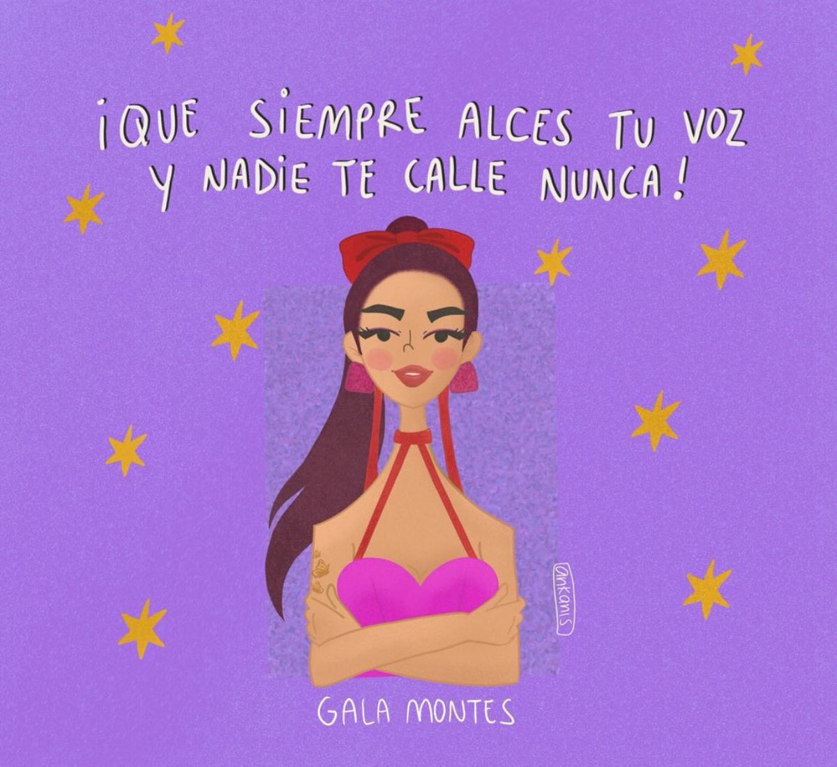 “Ante los ojos de un misógino y un machista, siempre vas a ser una mujer grosera por que no te callas” 

GALA TU PATRONA  
#GalaMontes