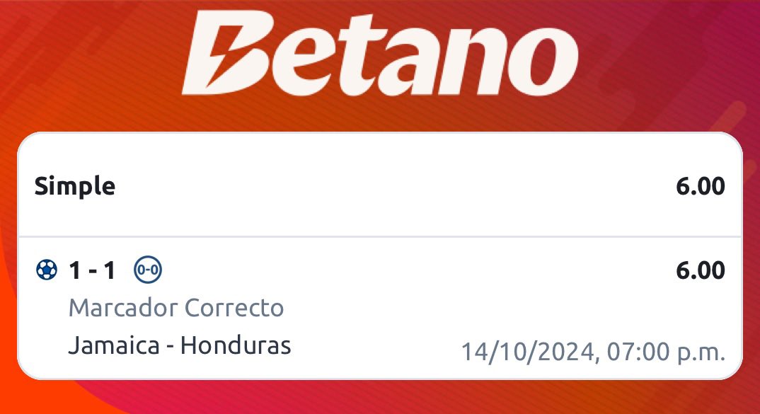 Chrizar's tweet photo. El #marcadorexacto para el día de hoy es para el partido Jamaica vs Honduras (1-1) ✨🤞🏼de la liga de naciones #Concacaf 🌎🇯🇲🇭🇳 #funbet https://t.co/OUScGthsQr