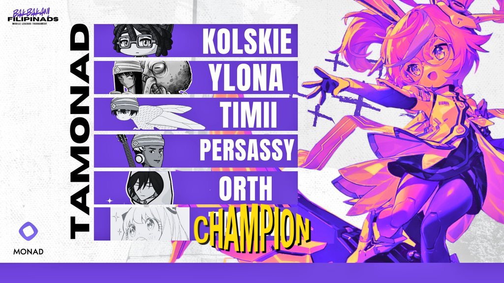 BAKBAKAN FILIPINADS MLBB TOURNAMENT 🇵🇭

Here are the highlights of the game :
Thanks for the edit <a href="/Haster_me/">Haster</a> 
Recording of the live game <a href="/niccinft/">nicci</a> 
Casters: <a href="/HeyStell4r/">Stell4r ✨🌎</a> <a href="/rogue110797/">Roguee|MØ.nad</a> <a href="/hatwifcookie/">Cookie ⦿</a> <a href="/CommanderJiro/">JIRO.nad ⌘ (❖,❖)</a>