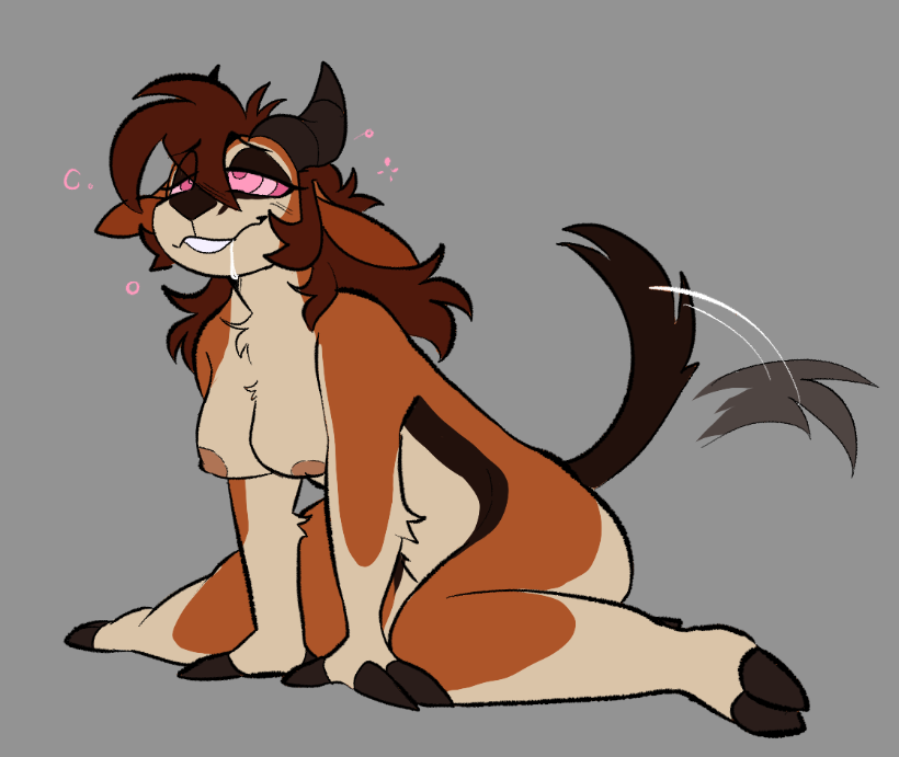 idk what happened but she seems happy