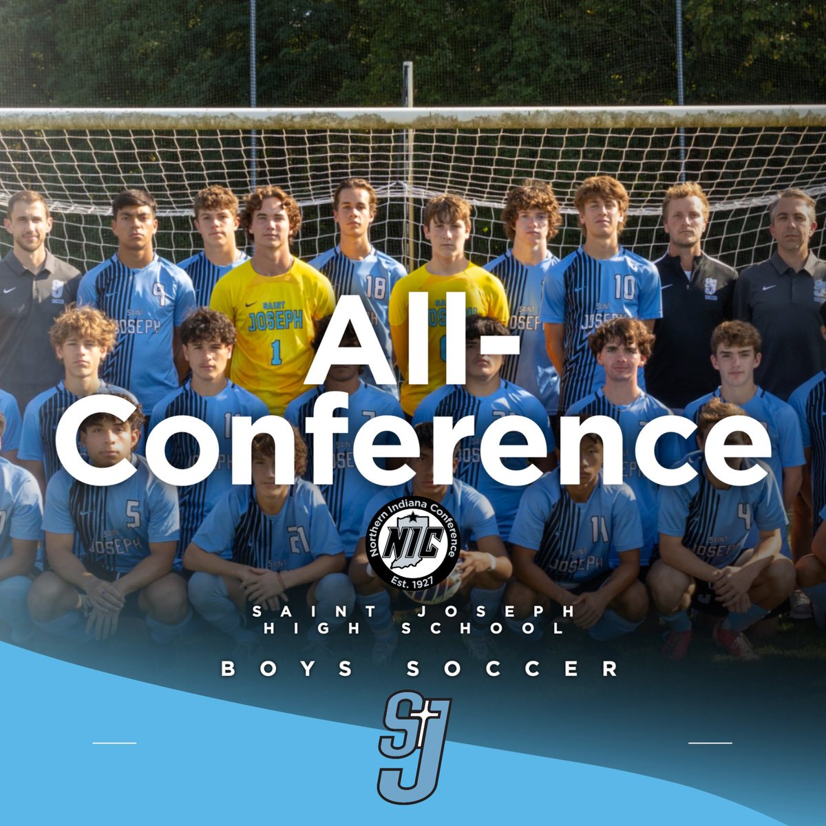Congratulations to the following <a href="/SJ_BoysSoccer/">Saint Joseph Huskies Soccer</a> members on receiving All-Conference honors!

1st Team All-Conference - Tony Wang, Sam Harshman

2nd Team All-Conference - Andy Yergler

Honorable Mention - Sebastian Vogel, Emanuel Ortiz-Olarte