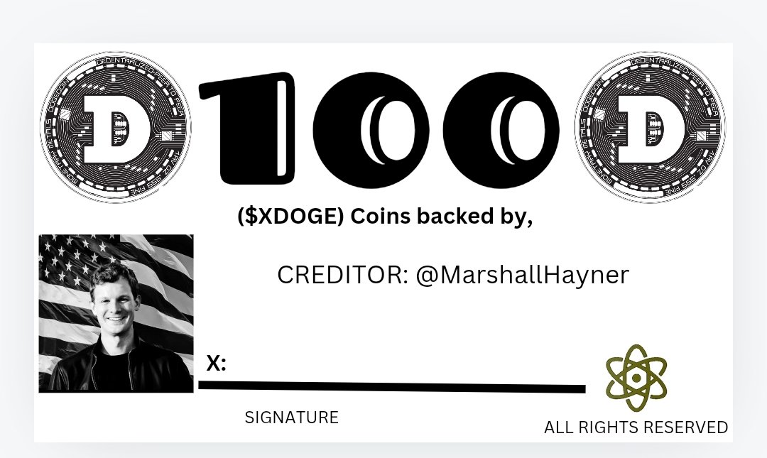Exitmatrix69's tweet photo. "CRYPTO IS THE EXIT"
- @MarshallHayner
ME: Yeah. I think you are right. πΊπΈ
#xdoge #dogemoney #doge #dogecoin #cryptogiftcard https://t.co/L6J2tMwres