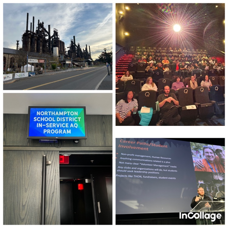 NAHS1619's tweet photo. Teachers from @NASDSchools had a great day exploring college and career skills and readiness to strengthen our #ProfileofaGraduate initiative! And even heard from @NAHS1619 graduate Cory Stevens! Thank you @ArtsQuest! #kkidpride #kkidslearn #kkidsthrive https://t.co/ieEidz2N2E