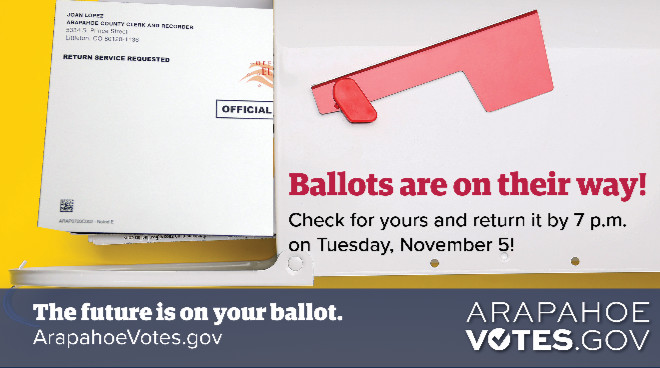 ACC is an <a href="/ArapahoeCounty/">Arapahoe County</a> Voter Service &amp; Polling Center for the upcoming General Election. Vote in-person at ACC 10/21 - 11/4 (Mon-Fri 8am-5pm). Extended hours include Saturday 11/2 (8am-5pm) and 7am-7pm on Election Day (Nov 5). #voteready <a href="/ArapahoeClerk/">Arapahoe County Clerk & Recorder</a> arapahoevotes.gov/voter-service-…