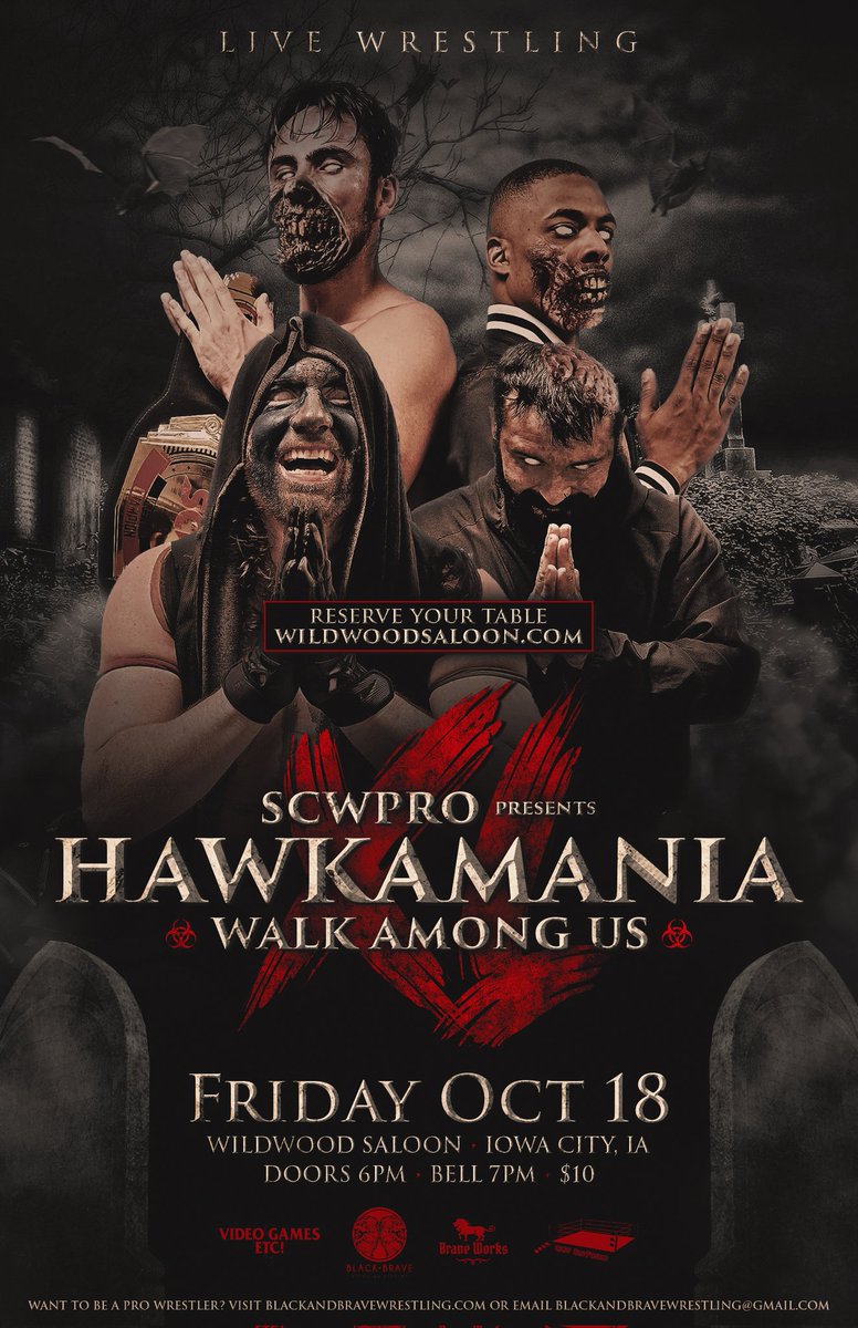 SCWPro (@scwpro) on Twitter photo π¨ BREAKING NEWS π¨
It's on!
Signed for our return to Wildwood in Iowa City this Friday...
<a href="/MKrotchMayday/">Matt Mayday</a>
vs
<a href="/ericeznite/">Eric Ezniteππ½πͺΆποΈ</a>
For the SCWPro Championship!
πΉ 7pm start
πΉ Tickets just $10
Reserve your table at wildwoodsaloon.com now! #WWERaw π¨ BREAKING NEWS π¨
It's on!
Signed for our return to Wildwood in Iowa City this Friday...
<a href="/MKrotchMayday/">Matt Mayday</a>
vs
<a href="/ericeznite/">Eric Ezniteππ½πͺΆποΈ</a>
For the SCWPro Championship!
πΉ 7pm start
πΉ Tickets just $10
Reserve your table at wildwoodsaloon.com now! #WWERaw