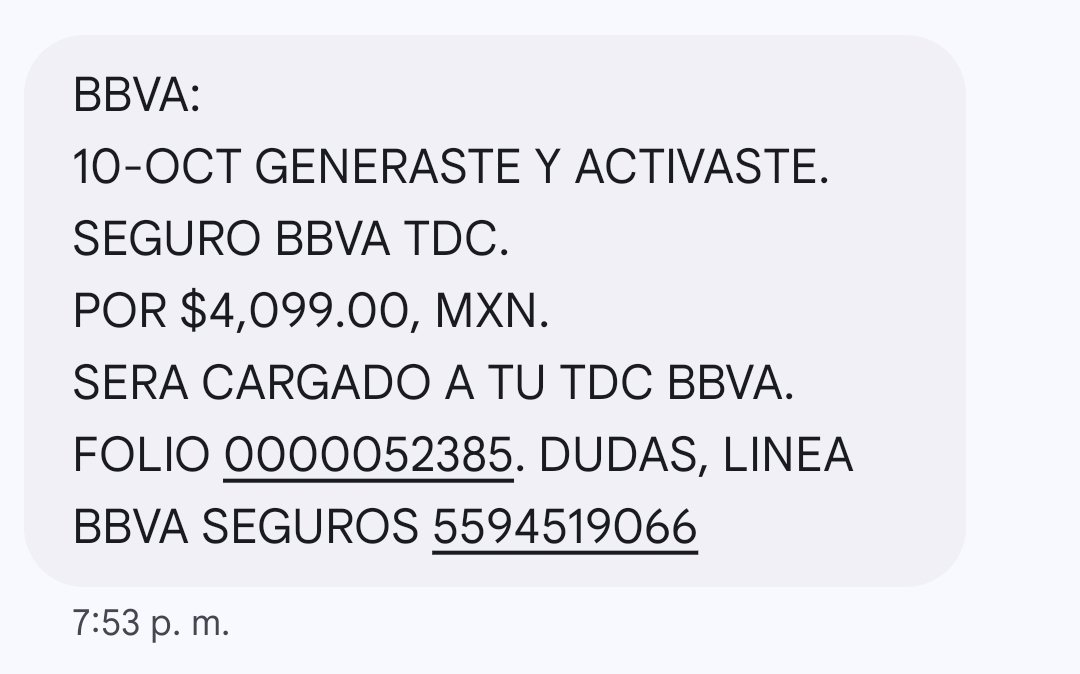 🚨 Alerta de fraudes para clientes de BBVA, Citibanamex y Banorte 🚨

Me han reportado más campañas fraudulentas a nombre de <a href="/BBVA_Mex/">BBVA México</a>, <a href="/SantanderMx/">Santander México</a> y <a href="/Banorte_mx/">Banorte</a>. El modus operandi es el mismo:  

1. Los delincuentes usan bases bancarias traficadas ilegalmente en foros y
