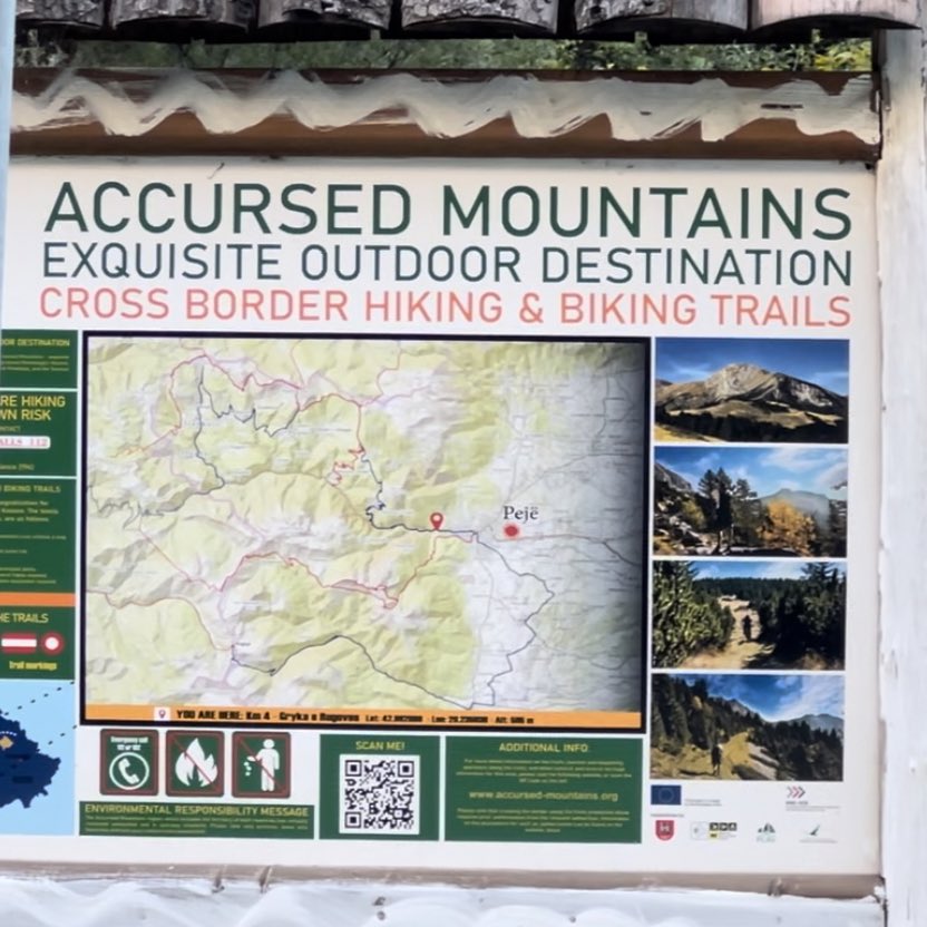 JourneysofJames's tweet image. I’m in Kosovo (hope to tweet more about this as part of another one of my ridiculous no-fly Brompton bicycle trips). The Accursed Mountains is just a name right? Right?!