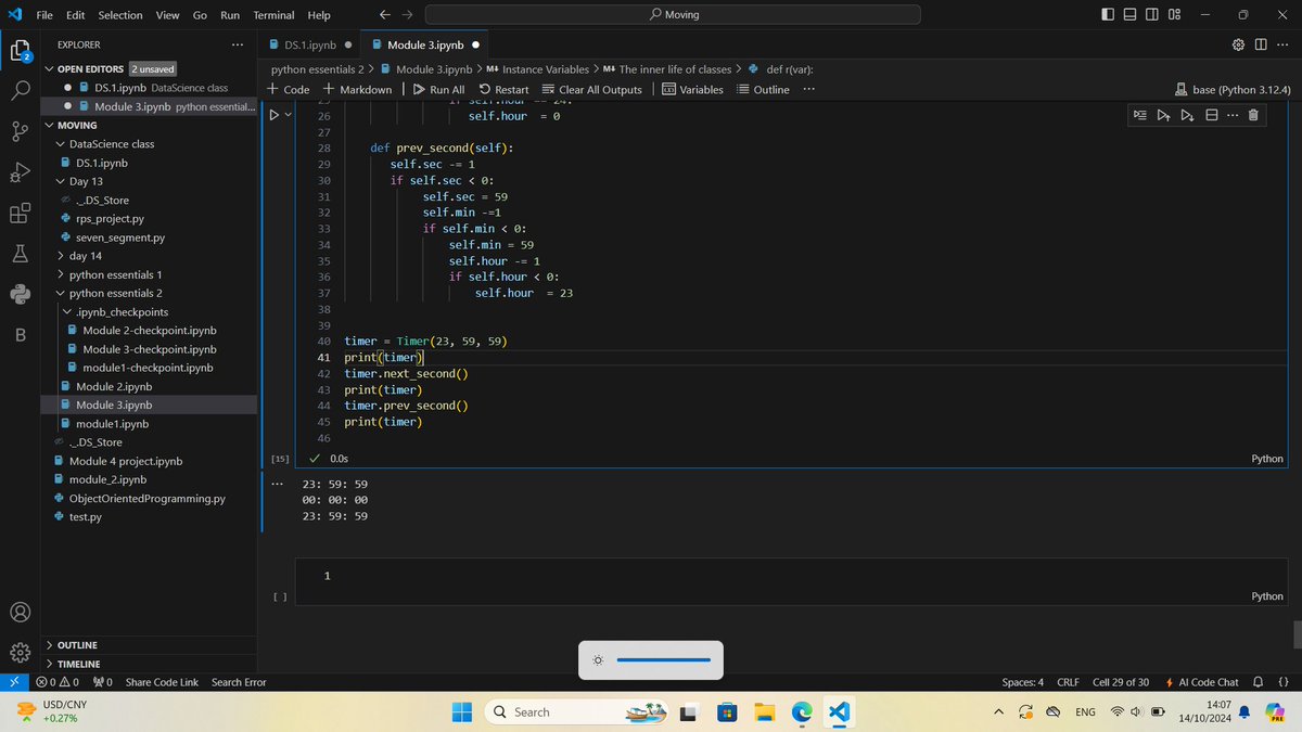 Adam__Lawal's tweet image. Day 20 of #100DaysofCode (I know my math )
Turns out I did two day 14's ...
Still on Object Oriented Programming.
Mastered the 4 major concepts of OOP:
*Inheritance *Encapsulation *Polymorphism *Abstraction
Experimented with classes and solved real world scenarios