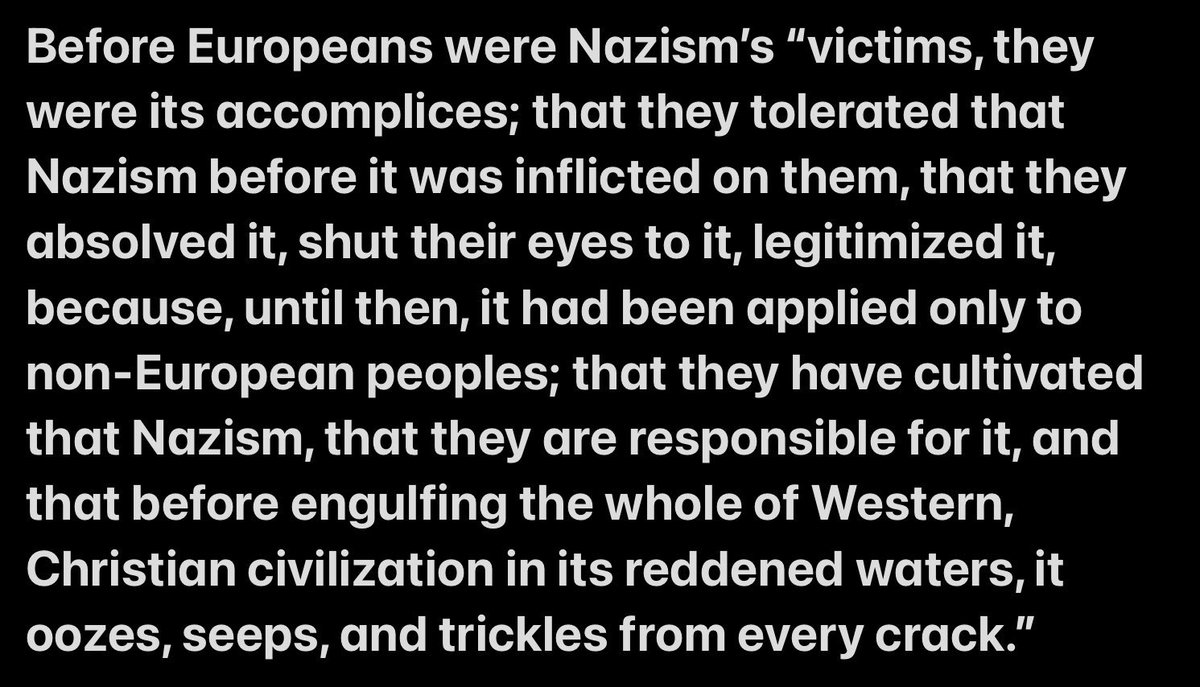 Read,  re-read, and read Aimé Césaire yet again.