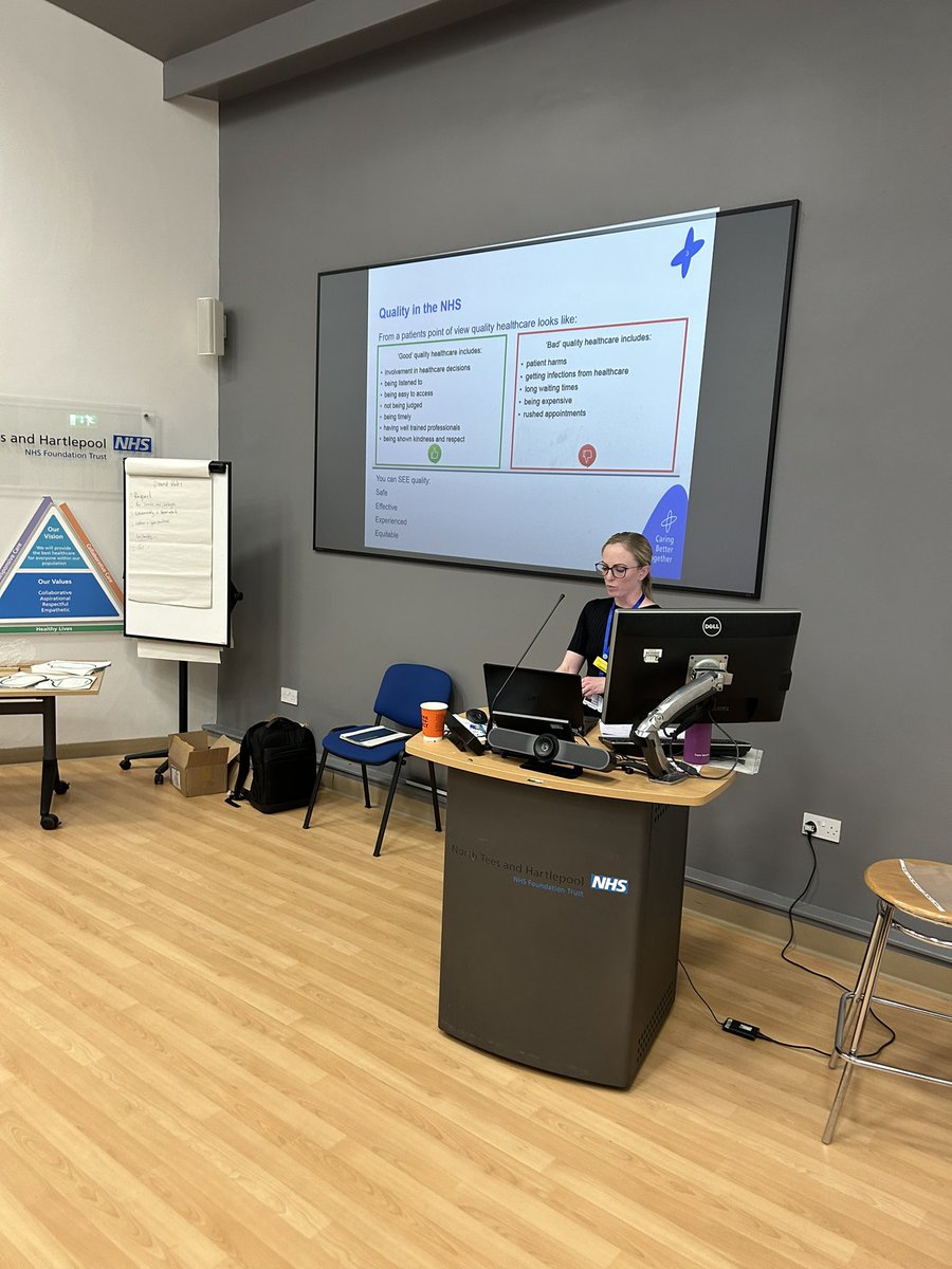 Happy AHP day to all. We had some fantastic presentations and amazing winners at north Tees and Hartlepool in our Quality and Safety awards. Well done to all who were nominated. Thanks to Odeth Richardson for thr brilliant key note lecture on anti racism.