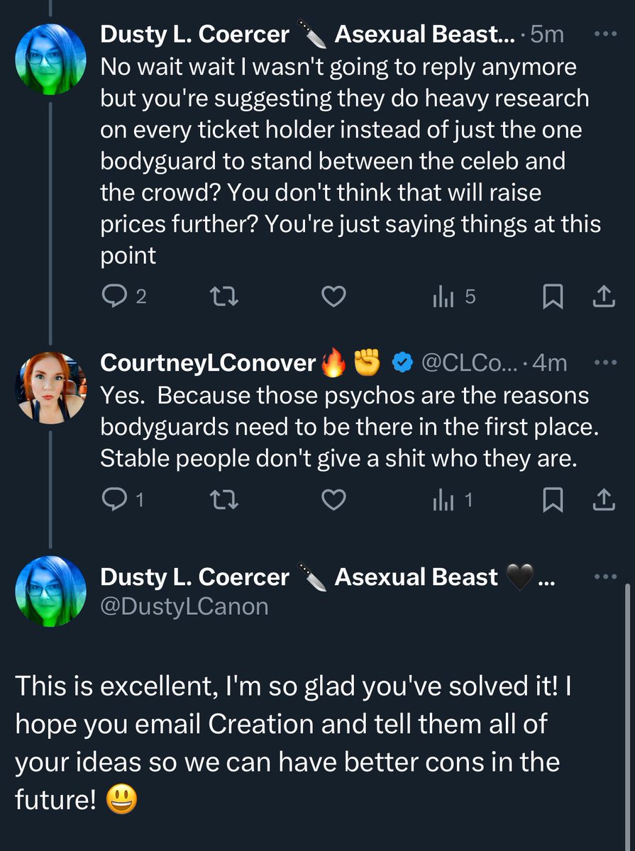 Dusty L. Coercer 🔪 Asexual Beast 🖤🤍💜 tweet media