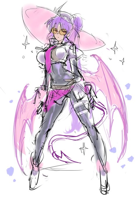 Skeb絵ラフ
好きな感じで固まったかも 