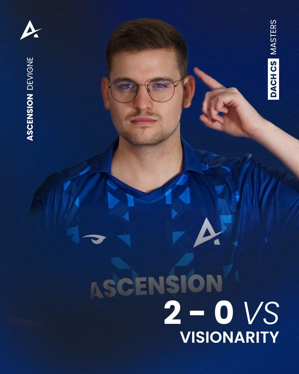 Ascension (@ascensioncs2) on Twitter photo Back-to-back Wins! ✅
Gewinnen unser siebtes <a href="/dachcs/">DACH CS Masters</a>
#DACHCSMasters Spiel gegen @VisionarityCS.
🔵 Nuke: 13-4
🟢 Ancient: 13-3
Weitere wichtige drei Punkte für den Klassenerhalt in Spielklasse 3! Back-to-back Wins! ✅
Gewinnen unser siebtes <a href="/dachcs/">DACH CS Masters</a>
#DACHCSMasters Spiel gegen @VisionarityCS.
🔵 Nuke: 13-4
🟢 Ancient: 13-3
Weitere wichtige drei Punkte für den Klassenerhalt in Spielklasse 3!