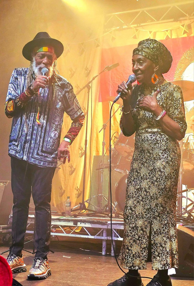 Giants of Reggae Big Youth alongside Dawn Penn